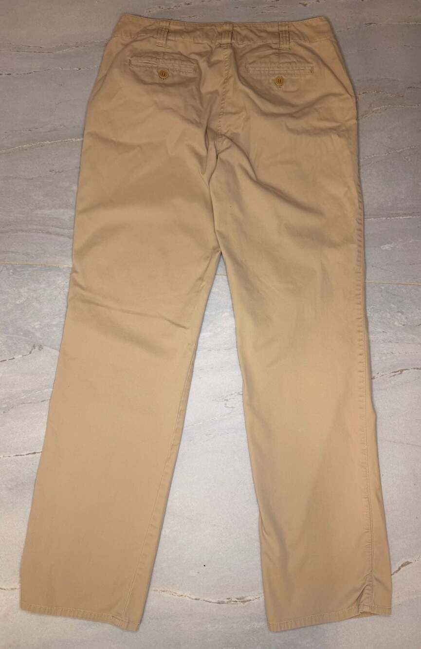 BOGO Talbots Boyfriend Chino Khaki Pants Size 4 - Picture 8 of 10